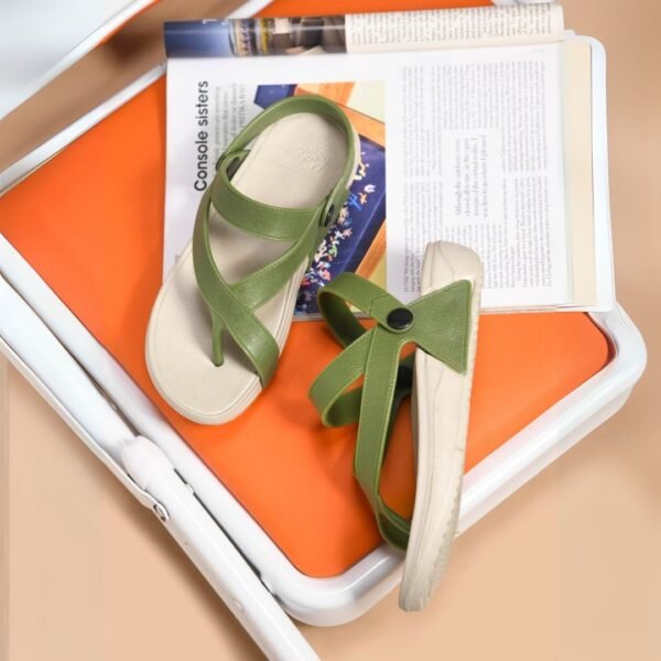 Green Eva Casual Sandals For Women