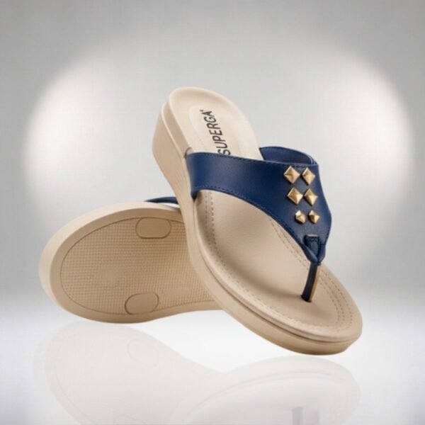 Blue Eva Casual Slipper For Women