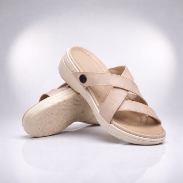 Beige Eva Casual Sandals For Women