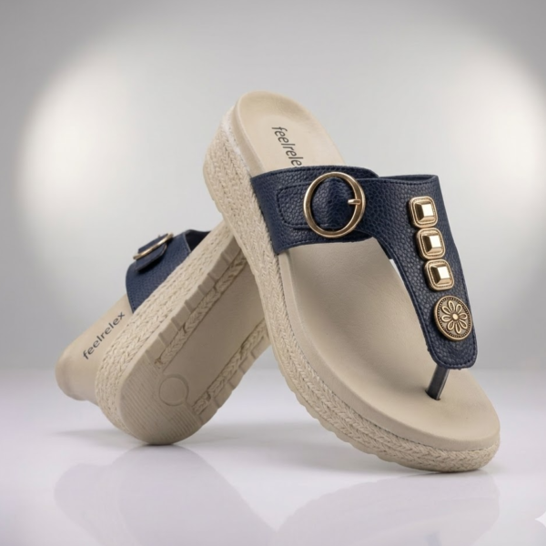 Blue Eva Casual Slipper For Women