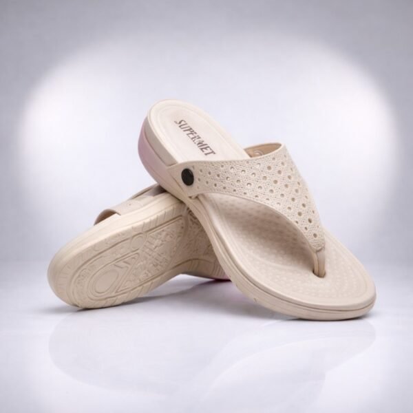 Beige Eva Casual Slipper For Women